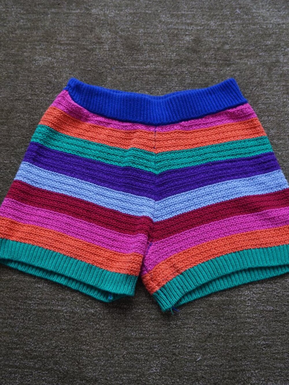 Zara 100% cotton crochet colorful micro shorts. Size M.